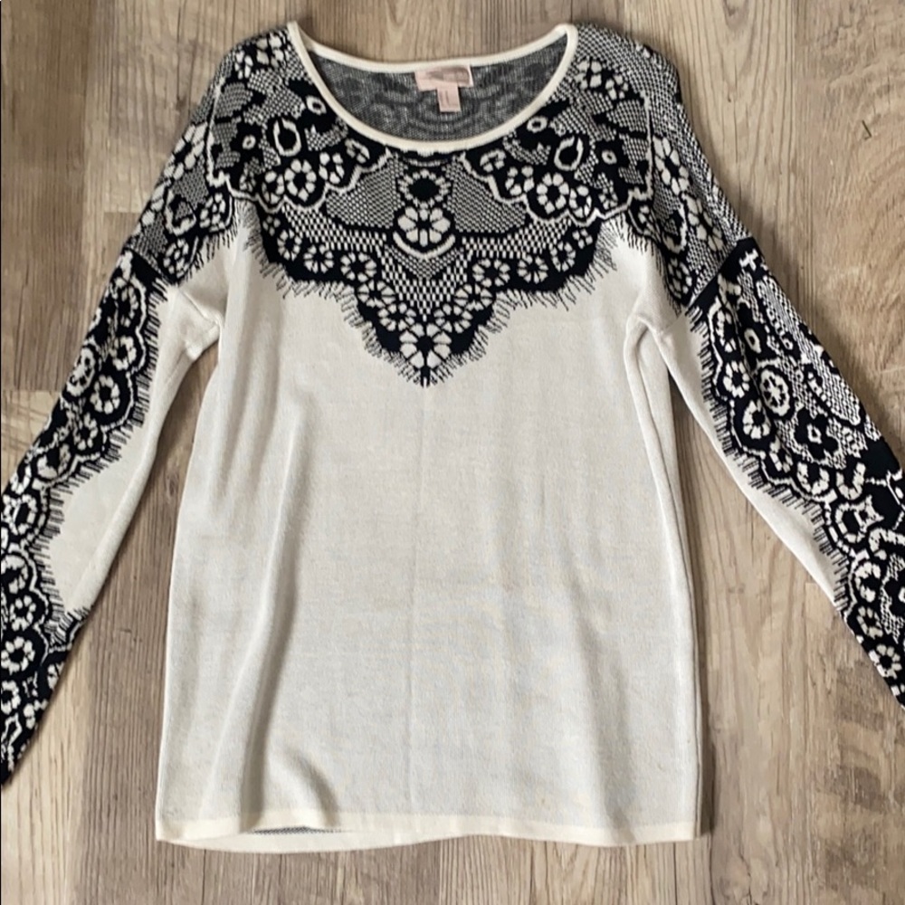 Beautiful fake lace sweater